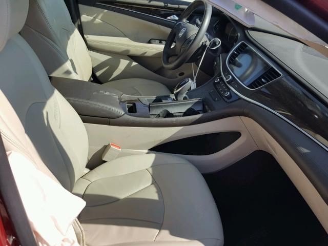 1G4ZP5SS7HU154610 - 2017 BUICK LACROSSE E RED photo 5