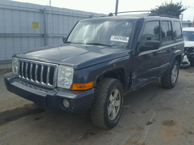 1J8HH48P27C533411 - 2007 JEEP COMMANDER BLUE photo 2