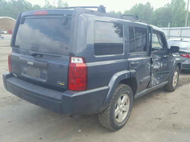 1J8HH48P27C533411 - 2007 JEEP COMMANDER BLUE photo 4