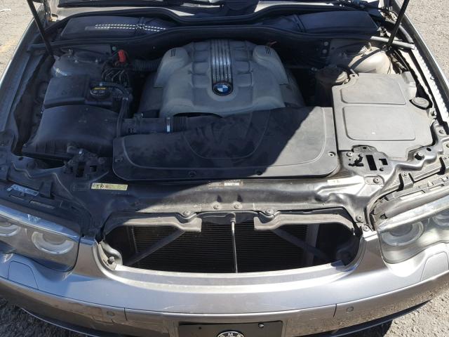 WBAGL63565DP74864 - 2005 BMW 745 I GRAY photo 7