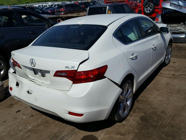 19VDE1F37EE008761 - 2014 ACURA ILX 20 WHITE photo 4