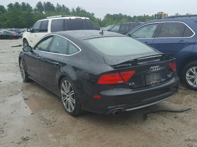 WAUSGAFCXCN001804 - 2012 AUDI A7 PRESTIG BLACK photo 3