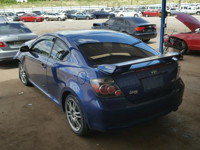 JTKDE167490287748 - 2009 SCION TC BLUE photo 3