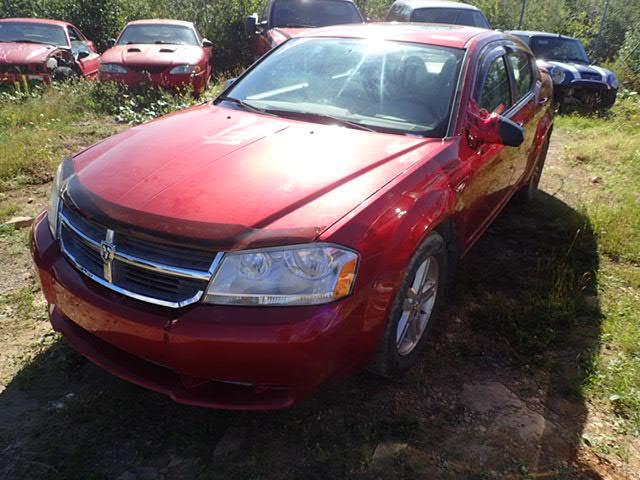 1B3LC56R68N629060 - 2008 DODGE AVENGER SX RED photo 2