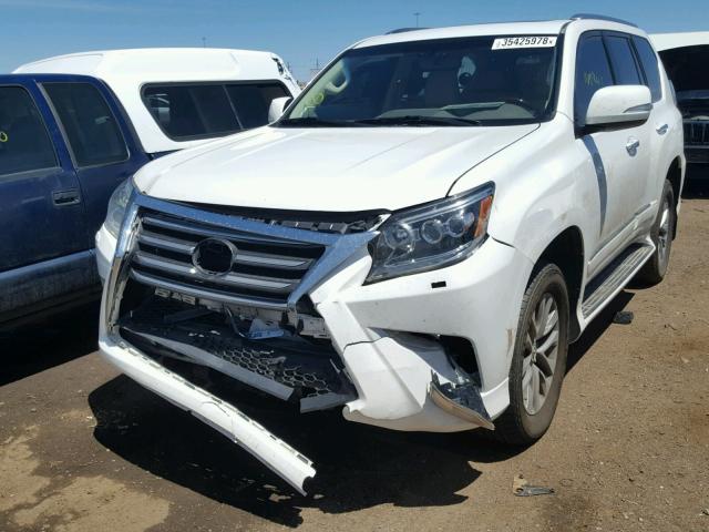 JTJJM7FX5E5081557 - 2014 LEXUS GX PREMIUM WHITE photo 2