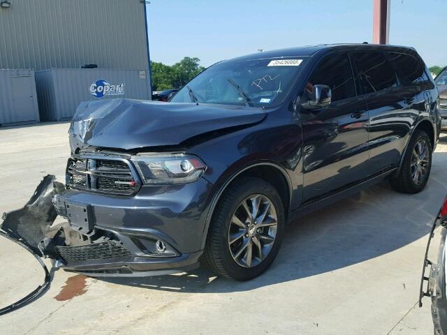 1C4RDJDG2EC595593 - 2014 DODGE DURANGO LI CHARCOAL photo 2