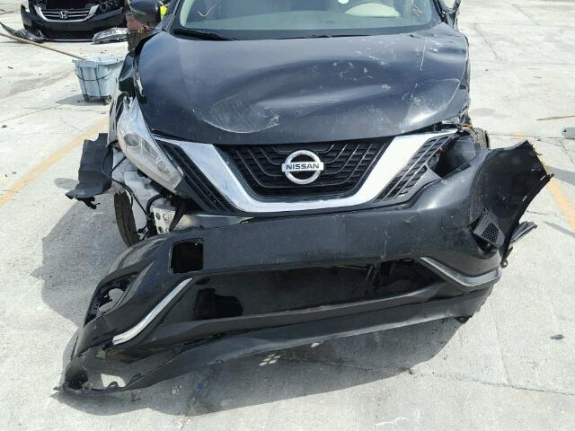 5N1AZ2MG9GN103455 - 2016 NISSAN MURANO S BLACK photo 7