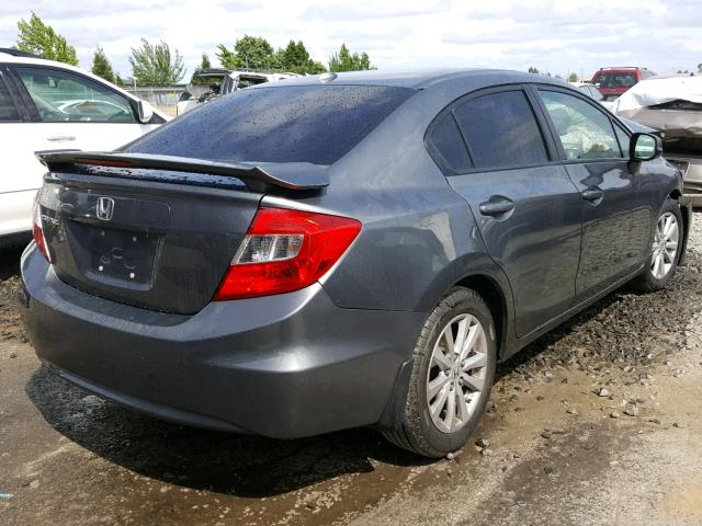 19XFB2F91CE308005 - 2012 HONDA CIVIC EXL 灰色 照片 4