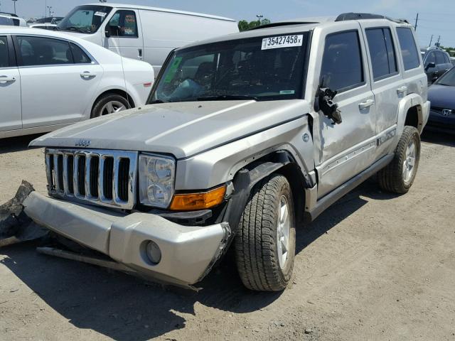 1J8HG48P07C536892 - 2007 JEEP COMMANDER ვერცხლისფერი ფოტო 2