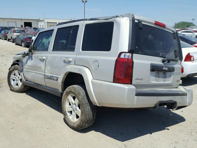 1J8HG48P07C536892 - 2007 JEEP COMMANDER ვერცხლისფერი ფოტო 3