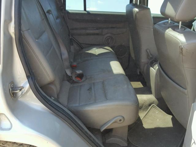 1J8HG48P07C536892 - 2007 JEEP COMMANDER ვერცხლისფერი ფოტო 6