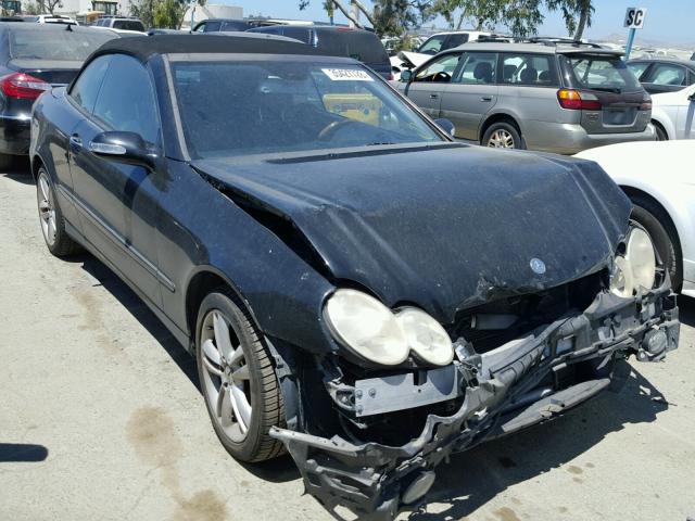 WDBTK56J86F173970 - 2006 MERCEDES-BENZ CLK 350 BLACK photo 1