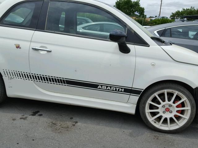 3C3CFFFH2DT570056 - 2013 FIAT 500 ABARTH WHITE photo 9