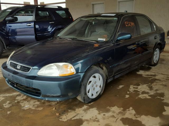 JHMEJ8545VS000597 - 1997 HONDA CIVIC BASE GREEN photo 2