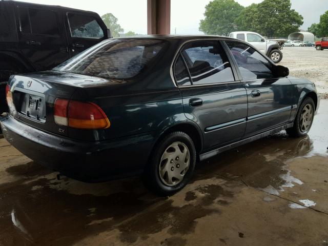 JHMEJ8545VS000597 - 1997 HONDA CIVIC BASE GREEN photo 4