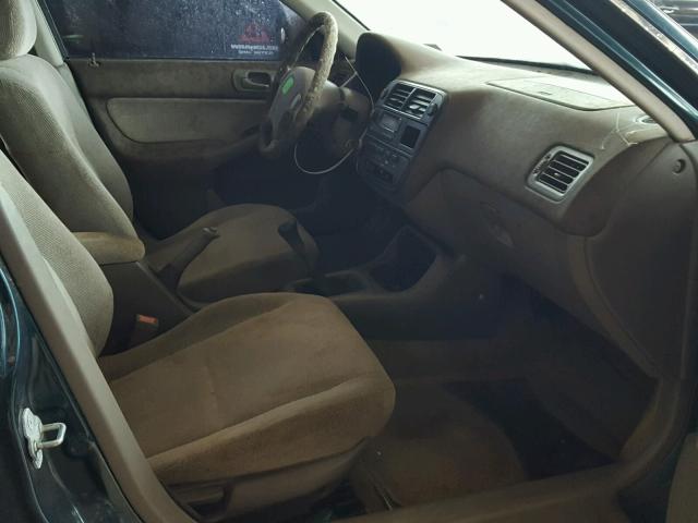 JHMEJ8545VS000597 - 1997 HONDA CIVIC BASE GREEN photo 5