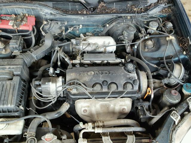 JHMEJ8545VS000597 - 1997 HONDA CIVIC BASE GREEN photo 7
