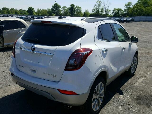 KL4CJESB6HB108235 - 2017 BUICK ENCORE PRE WHITE photo 4