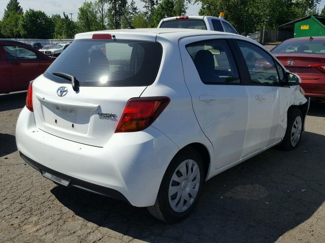 VNKKTUD30HA081638 - 2017 TOYOTA YARIS L WHITE photo 4