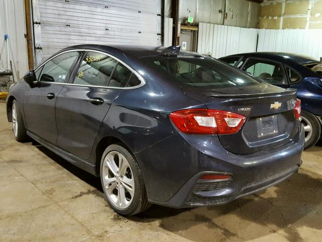 1G1BG5SM3G7293646 - 2016 CHEVROLET CRUZE PREM GRAY photo 3