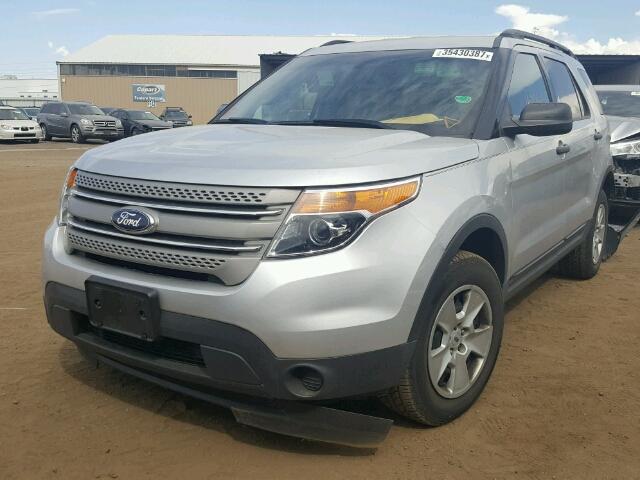 1FM5K8B83DGB06811 - 2013 FORD EXPLORER GRAY photo 2