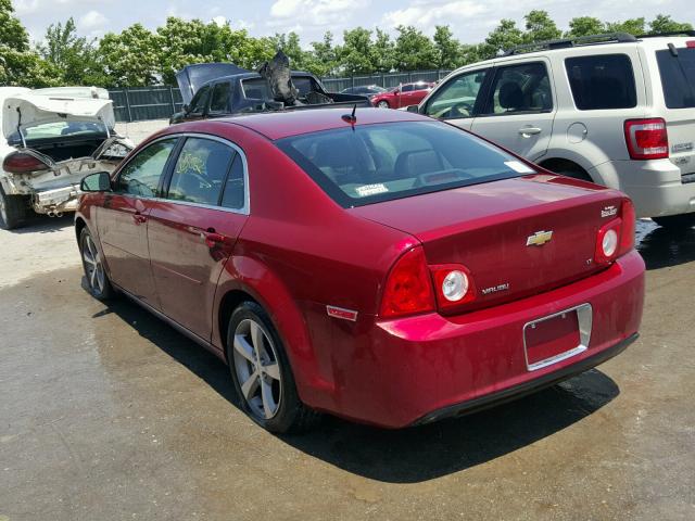 1G1ZJ57BX9F137412 - 2009 CHEVROLET MALIBU 2LT MAROON photo 3