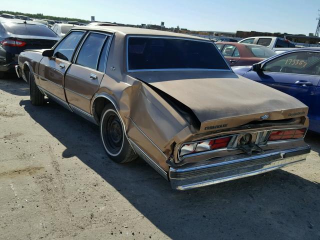 1G1BN54E6LR120262 - 1990 CHEVROLET CAPRICE CL 棕色 照片 3