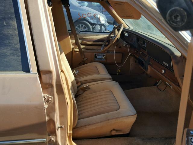 1G1BN54E6LR120262 - 1990 CHEVROLET CAPRICE CL BROWN photo 5