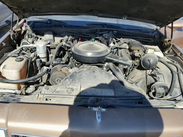 1G1BN54E6LR120262 - 1990 CHEVROLET CAPRICE CL 棕色 照片 7