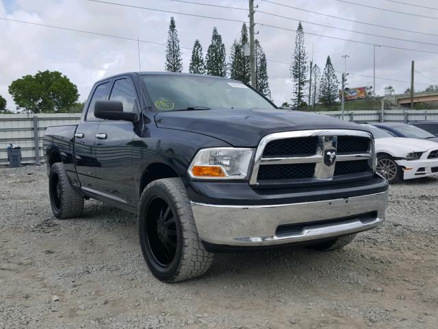 1D7RV1GP5AS112869 - 2010 DODGE RAM 1500 BLACK photo 1