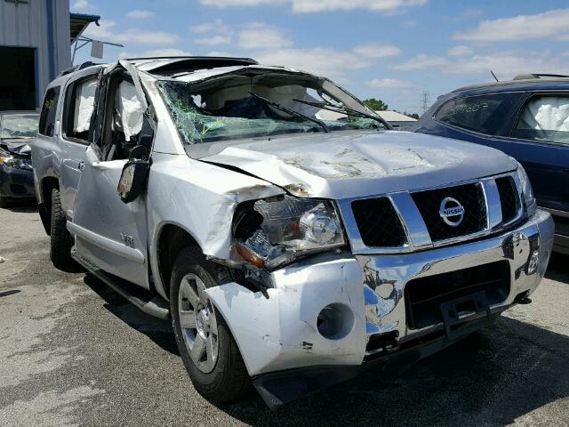 5N1BA08C27N708120 - 2007 NISSAN ARMADA SE SILVER photo 1