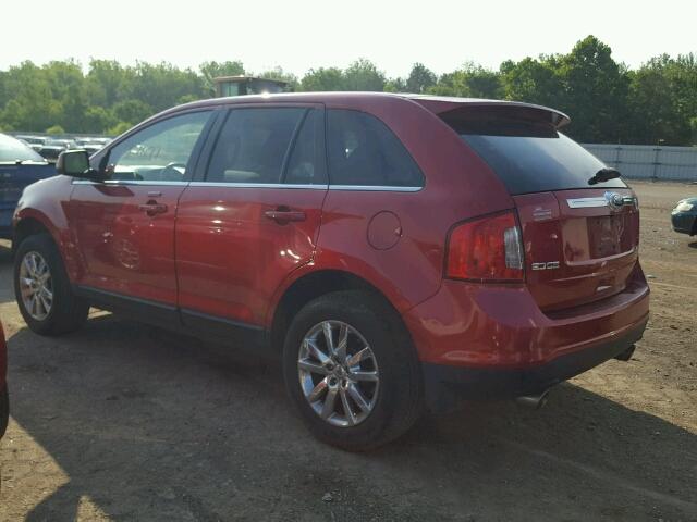 2FMDK3KCXBBA69439 - 2011 FORD EDGE RED photo 3