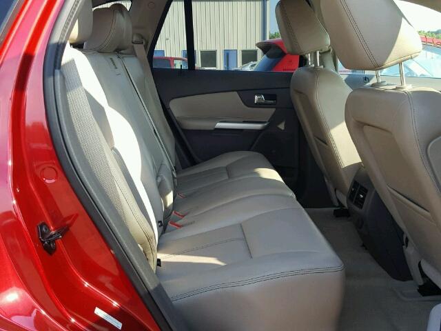 2FMDK3KCXBBA69439 - 2011 FORD EDGE Kırmızı fotoğraf 6