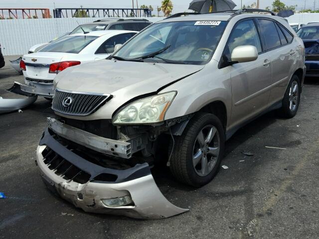 JTJGA31U250049932 - 2005 LEXUS RX GOLD photo 2