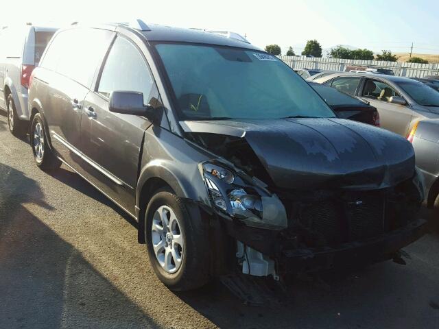 5N1BV28U77N104801 - 2007 NISSAN QUEST S GRAY photo 1