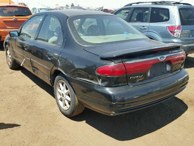 1FAFP66L2XK178393 - 1999 FORD CONTOUR SE BLACK photo 3