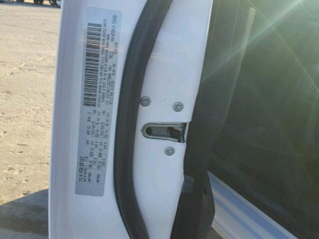 3C6TR5HT1GG375004 - 2016 RAM RAM TRUCK WHITE photo 10