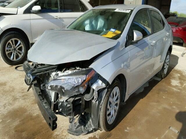 5YFBURHE0HP621807 - 2017 TOYOTA COROLLA L SILVER photo 2