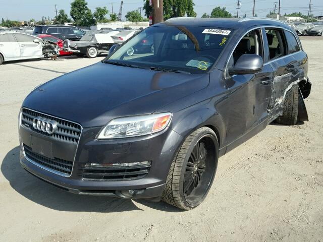 WA1BY74L87D049863 - 2007 AUDI Q7 3.6 QUA GRAY photo 2