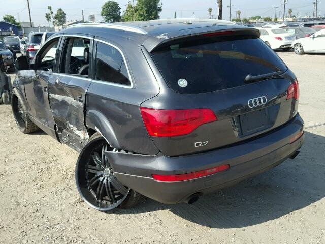 WA1BY74L87D049863 - 2007 AUDI Q7 3.6 QUA GRAY photo 3