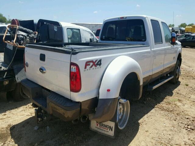 1FT8W3DT6GEA90632 - 2016 FORD F350 SUPER WHITE photo 4