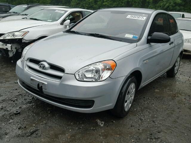 KMHCM36C79U141945 - 2009 HYUNDAI ACCENT GS SILVER photo 2