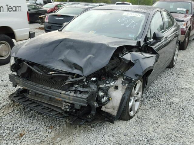 3FA6P0LU0DR283516 - 2013 FORD FUSION SE BLACK photo 2