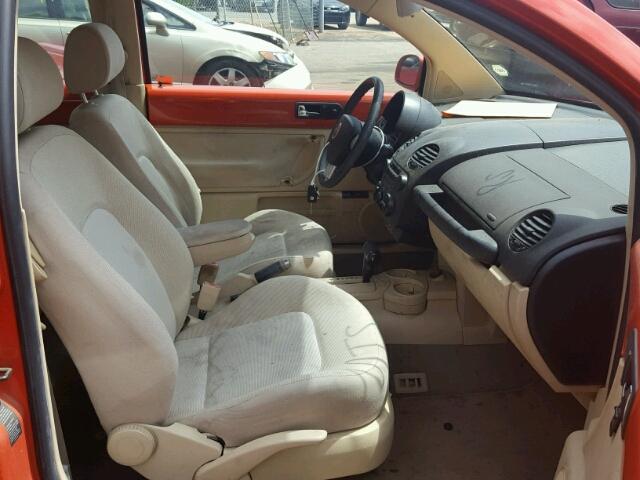 3VWCK21C03M417693 - 2003 VOLKSWAGEN NEW BEETLE 橙色 照片 5