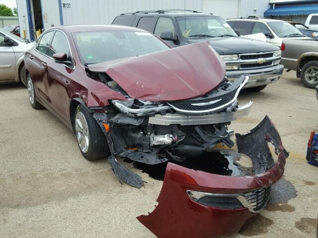 1C3CCCAB4FN660855 - 2015 CHRYSLER 200 LIMITE RED photo 1