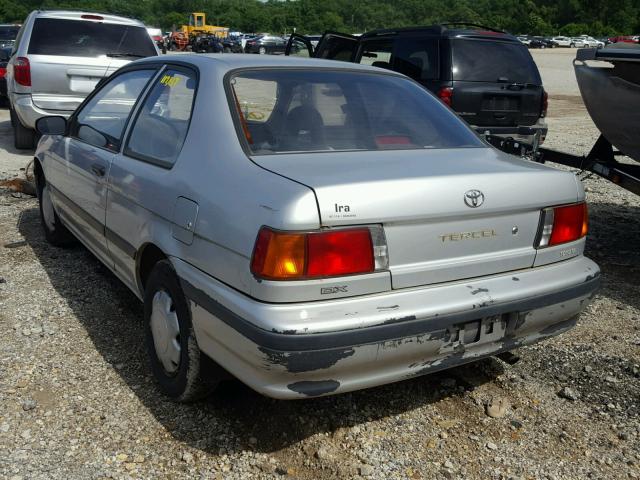 JT2EL43B8M0092913 - 1991 TOYOTA TERCEL DEL SILVER photo 3