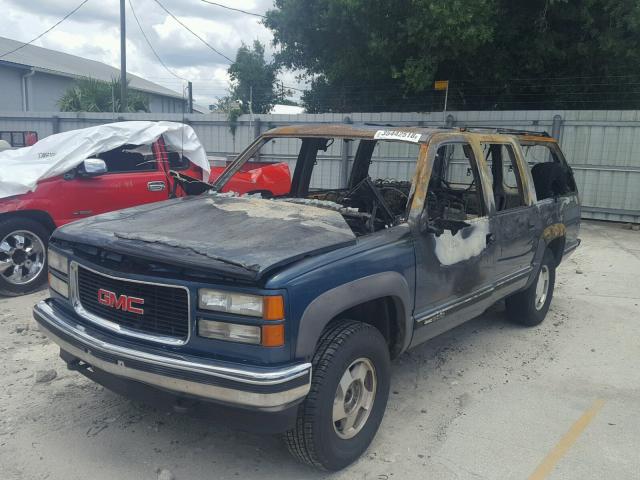 1GKFK16K9SJ700555 - 1995 GMC SUBURBAN K GREEN photo 2