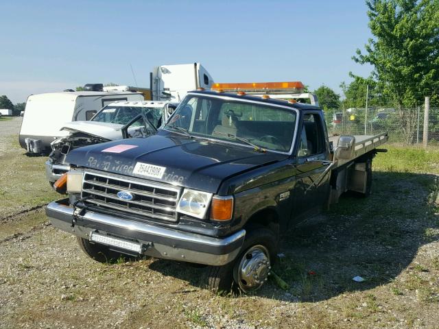 2FDLF47M4LCA29134 - 1990 FORD F SUPER DU BLACK photo 2