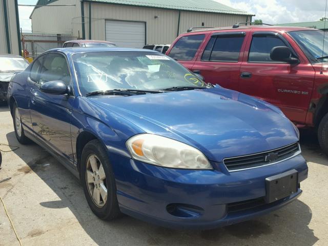 2G1WJ15K769251211 - 2006 CHEVROLET MONTE CARL BLUE photo 1