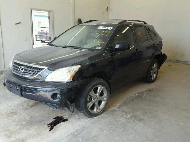 JTJGW31U972003877 - 2007 LEXUS RX 400H BLACK photo 2